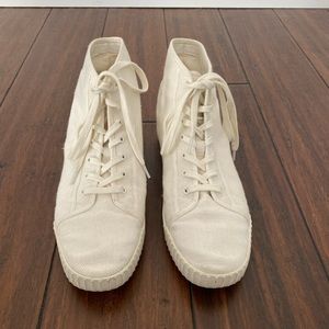 Vince Wolfe Canvas High-Top Sneakers